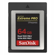 Pamäťová karta CompactFlash SanDisk Extreme PRO CFexpress 64 GB