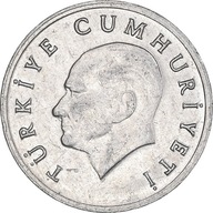 Moneta, Turcja, Lira, 1986, AU(50-53), Aluminium,