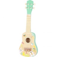 TookyToy Ukulele Dla Dzieci Drewniane Kolorowe Zwierzątka Muzyka Instrument