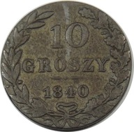 10 GROSZY 1840 - KRÓLESTWO ZABÓR ROSYJSKI - SP1295