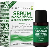 Bioelixire konopné a baobabové sérum na vlasy 20ml