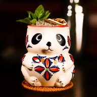 Kubek ceramiczny Tiki Kubek na koktajle w kształcie zwierzątka Professional dla Pandy 480ml