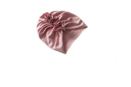 Čiapka turban špinavá ružová tenšia ľahká 40-42 cca 3,5-6 mc neskorá jar/leto