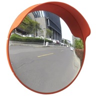 Cestné zrkadlo 45 cm plast oranžové