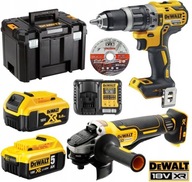 ZESTAW DeWALT XR 18V DCD796+ DCG405+ 2x DCB184+ DCB1104+ TSTAK VI+ TARCZKI