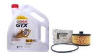 OLEJ CASTROL 5W30 FILTER OLEJA Dacia Duster II 1,0 RENAULT CAPTUR CLIO TCE