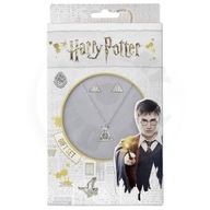 Harry Potter sada náhrdelník a naušnice Dary smrti