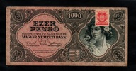 BANKNOT WĘGRY -- 1000 pengo -- 1945 rok