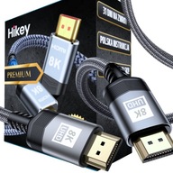 KABEL PRZEWÓD HDMI 2.1 PREMIUM ULTRA High Speed 8K 60HZ 4k 120Hz HQ 100CM