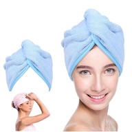 Turban do włosów ręcznik na głowę z mikrofibry do suszenia chłonny