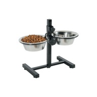 Misky na nastaviteľnom stojane 2 x 0,7 l