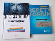 Pakiet MATEMATYKA LICEUM Repetytorium + KOMPENDIUM Technikum Egzamin GREG