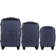 PDT01-3, Komplet 3 walizek Wings L,M,S, Dark Blue