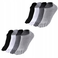 4Pairs Ponožky pánske Krátke päťprstové Pr