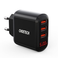 Ładowarka sieciowa Choetech 3x USB 3,4A