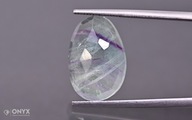 Fluorit fazetovaná nepravidelná rozeta 17,5x12 mm