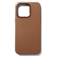 Mujjo Full Leather Case etui plecki skórzane do iPhone 15 Pro do MagSafe