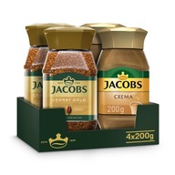 Kawa Jacobs rozpuszczalna zestaw Crema 2x 200g i Cronat Gold 2x 200g