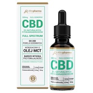 Olejek konopny CBD 5% AltoPharma 500mg 10 ml