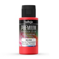 Airbrush farba 60ml Vallejo Pr.Scarlet Fluo 34