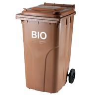 Pojemnik kubeł na BIO odpady i śmieci spożywcze ATESTY Europlast Austria -