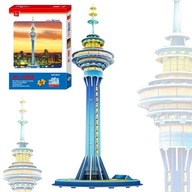 3D puzzle Sky Tower Auckland Premium Pre deti a dospelých 52cm 52el.