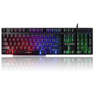 Gamingowa Klawiatura dla Gracza USB Podświetlana LED RGB Gaming