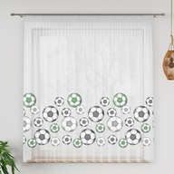 Firany dla Dzieci, chłopca w piłki Wembley Zielone 300x155