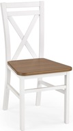 Krzesło drewniane białe / olcha DARIUSZ 2 drewno lite bukowe / mdf
