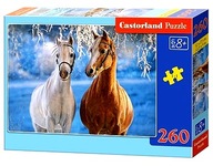 PUZZLE 260 ZIMOWE KONIE CASTOR