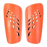 Futbalové chrániče holení Chrániče holení Pohodlné vybavenie Priedušné futbalové oranžové