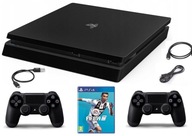 KONSOLA SONY PLAYSTATION 4 SLIM PS4 1TB 1000GB + 2 PADY + 1 GRA