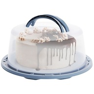 Pojemnik NA TORT ciasto patera taca z pokrywką kloszem do przenoszenia