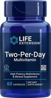 Two-Per-Day Multivitamín 60 kaps Life Extension