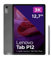 Tablet LENOVO Tab P12 TB370FU 12.7" 8/128 GB Wi-Fi + Rysik GREY