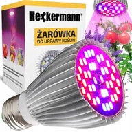 ŻARÓWKA DO WZROSTU UPRAWY ROŚLIN LAMPA PANEL FULL SPECTRUM 30W 40 LED E27