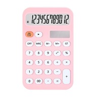 Kalkulačka štandardná kalkulačka 12-miestne roztomilé ružové