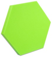 Nástenné panely do detskej izby farba zelená šesťuholník hexagon 3cm