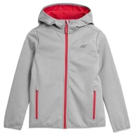 KURTKA dziecięca WIOSENNA PRZEJŚCIOWA 5000 SOFTSHELL 4F JUNIOR JSFD001 152