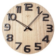 Nástenné hodiny JVD HT97.4 drevené borovicové 40cm