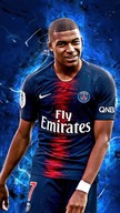Plagát Kylian Mbappé PSG Paris Saint-Germain 70x50