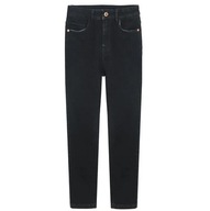 Cool Club Spodnie jeansowe dziewczęce slim fit czarne r 140