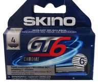 Wkłady do golenia Skino GT6 Chrome 4 wkłady