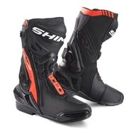 Sportowe buty motocyklowe SHIMA VRX-3 RED FLUO czarny czerwony fluo GRATISY