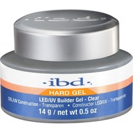 IBD Hard Gel LED/UV Builder Stavebný gél transparentný bezfarebný 14 g