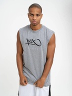 SPORTOWA KOSZULKA BEZ RĘKAWKÓW MĘSKA SZARA TANK TOP K1X Hardwood NBA XXL