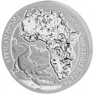 Rwanda Nile Crocodile 1 Oz Ag 2023