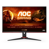 MONITOR GAMINGOWY 24" AOC 24G2SPU 165Hz 1ms IPS FHD DP HDMI FreeSync G-SYNC