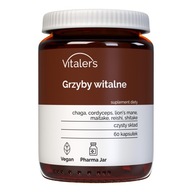 Grzyby Witalne Soplówka Maitake Reishi Shiitake Cordyceps Chaga 60 kaps