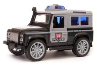 Policajné auto svetlo zvuk pohon Land Rover
